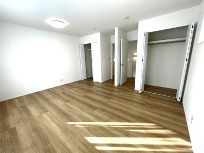 【子供部屋】 | 新築住宅　高知市朝倉本町1丁目 | 2階　5.5帖×2　間仕切り自由