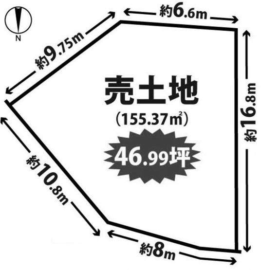 【間取り】 | 上桂宮ノ後町 新築一戸建 | 角地　土地約46.99坪