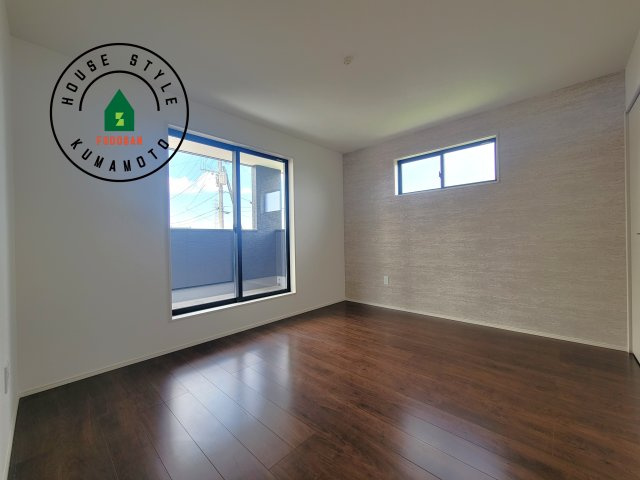 宇城市小川町北新田第1-2棟（1号棟）　の寝室|主寝室には収納力に優れたクローゼットがありますので、お部屋もすっきり片付きます。