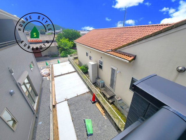 宇城市小川町北新田第1-2棟（1号棟）　の展望|窓から緑が見える物件も魅力的です。