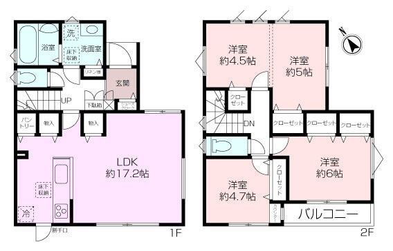 VerGarden内川新築戸建て　限定１棟の画像