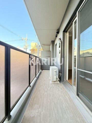 クレールフォレスタのバルコニー