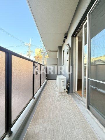 クレールフォレスタのバルコニー