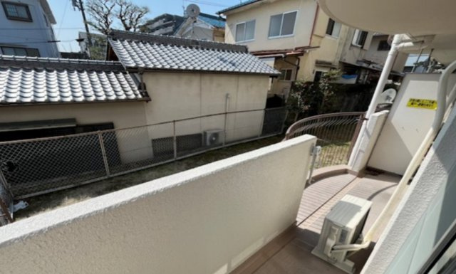 岡崎グランドハイツのバルコニー