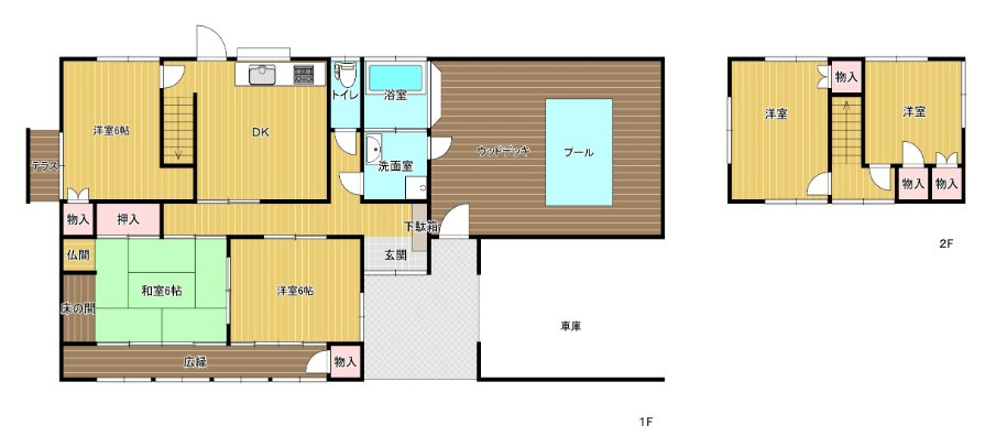 アサヒ大宰府戸建の間取り