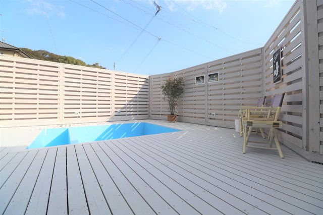 アサヒ大宰府戸建の設備|なんとプールがついてます！