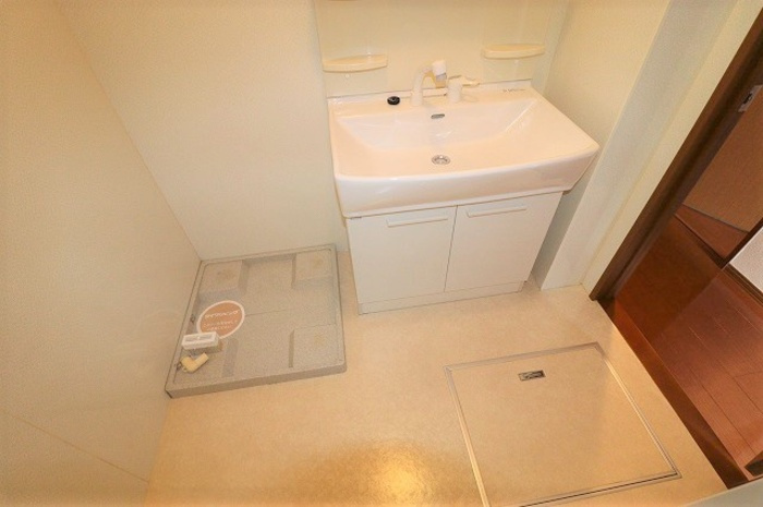 コモド八ヶ崎 Ａ・Ｂの独立洗面台|洗面所 洗髪洗面化粧台あり