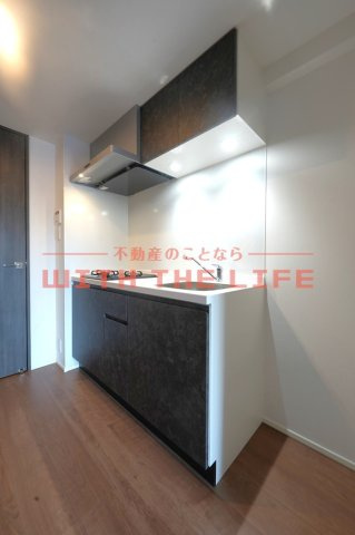 S-RESIDENCE久留米六ツ門abreastⅡ【キャンペーン対象物件】のキッチン|コンパクトなキッチンで掃除もラクラク