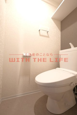 S-RESIDENCE久留米六ツ門abreastⅡ【キャンペーン対象物件】のトイレ|コンパクトで使いやすいトイレです