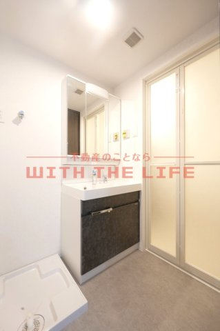 S-RESIDENCE久留米六ツ門abreastⅡ【キャンペーン対象物件】の洗面所|忙しい朝には欠かせない洗面所です