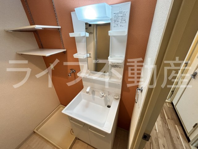 友井グレイスの洗面所|広い洗面スペース