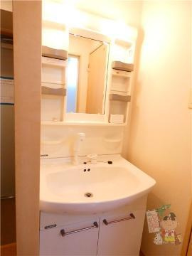 フォンティーヌ弓之町の洗面所|洗面