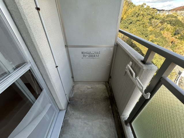 スカイヒル名谷のバルコニー