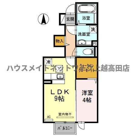 Ａｒｔｅｓｉａの間取り|間取図