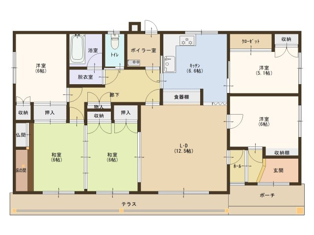 【間取り】 | 北見市東相内町中古住宅