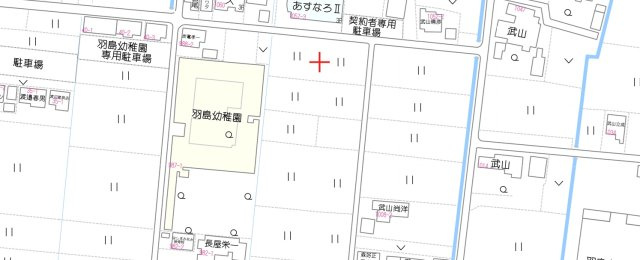 羽島市竹鼻町飯柄　資材置場、駐車場用地の地図