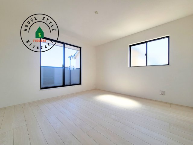 宮崎市熊野2期-4棟（C号棟）の寝室|主寝室には収納力に優れたクローゼットがありますので、お部屋もすっきり片付きます。