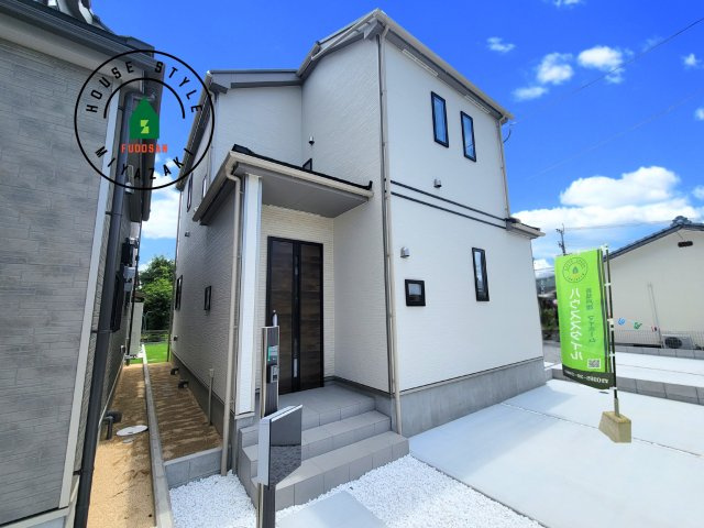 宮崎市熊野2期-4棟（C号棟）の外観|デザイン性のある外観です。