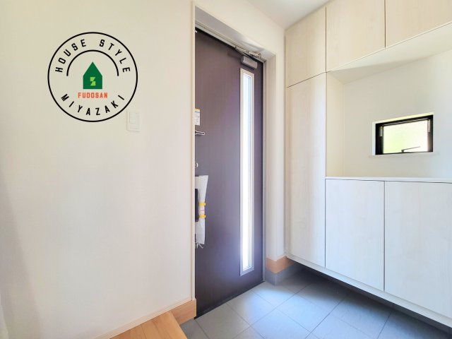 宮崎市熊野2期-4棟（D号棟）の防犯設備|二重ロックでしっかり防犯対策ができます。