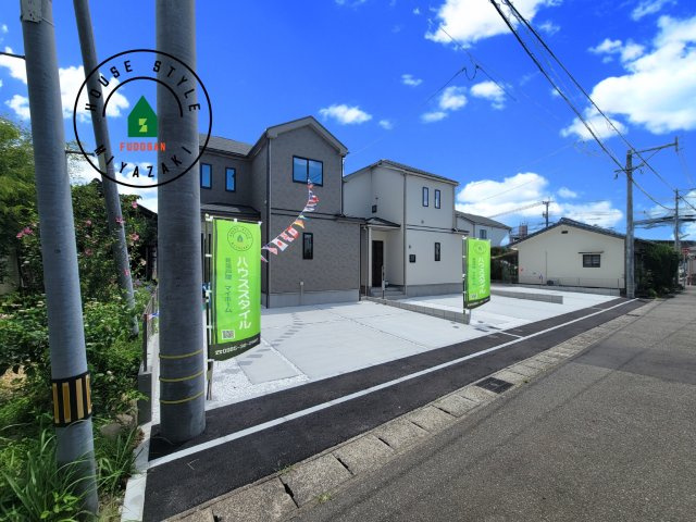 宮崎市熊野2期-4棟（D号棟）の前面道路含む現地写真|見学の時間などお気軽にお問い合わせ下さい。