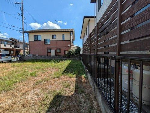 岡山市北区門前 土地のその他|現地（2024年9月）撮影
◆南側境界部分です。