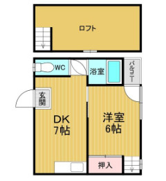 エムズ富雄の間取り