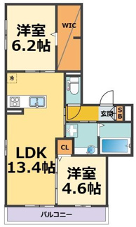 【間取り】 | コンフォータブル武庫川 | コンフォータブル武庫川