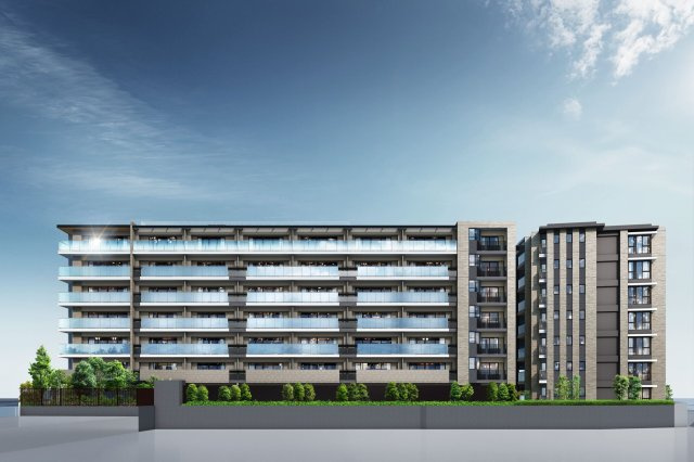 デュオヒルズ京都桂川の外観|多彩な生活施設が揃う暮らしやすいロケーションです。