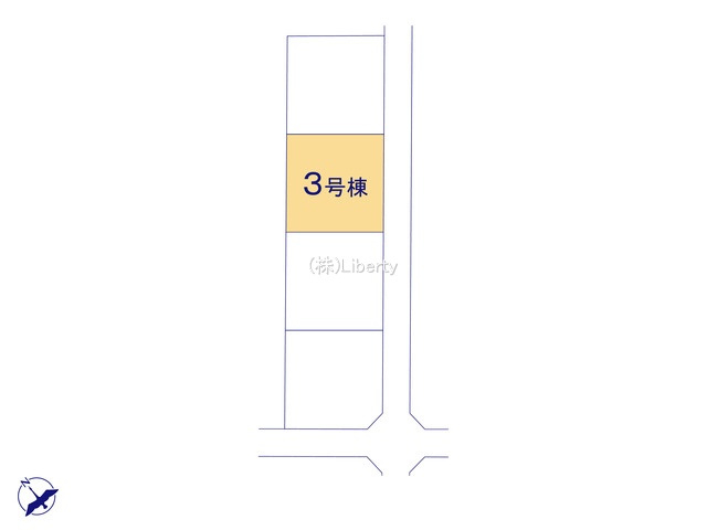 笠間市旭町第12　新築戸建　3号棟の区画図