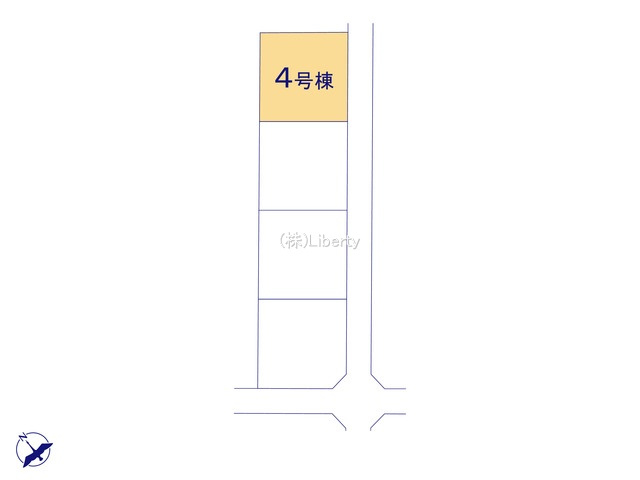 笠間市旭町第12　新築戸建　4号棟の区画図