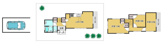【間取り】 | 神戸市垂水区星が丘１丁目　中古戸建