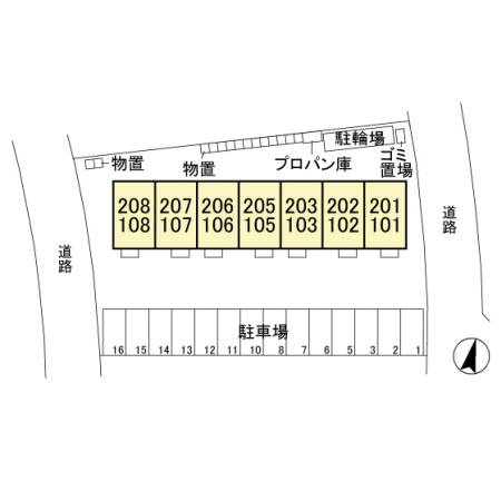 【区画図】 | フォーゲルテラス ロート Ⅱ