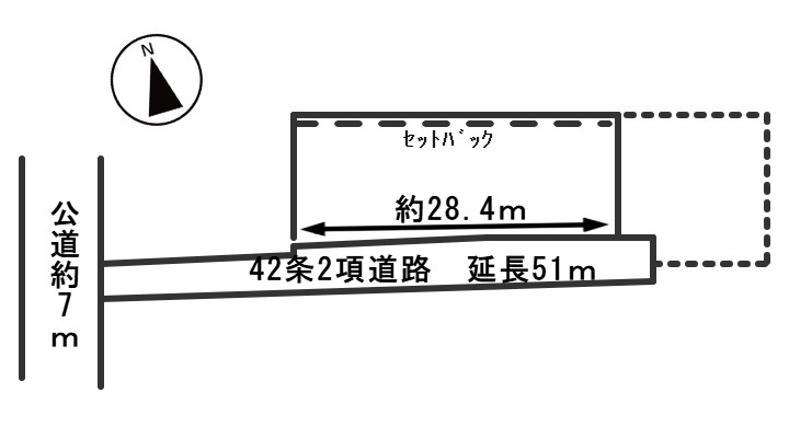 ６６２７１　岐阜市加納鉄砲町３丁目土地の区画図