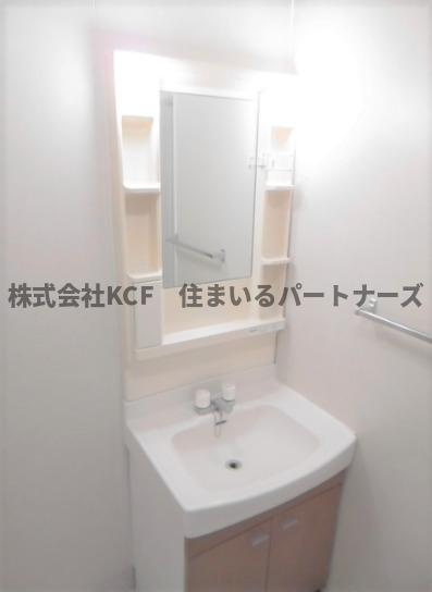 ドミールパーク江崎の洗面所|使いやすい洗面所です