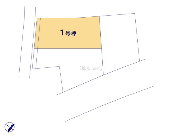 取手市白山6期　新築戸建　1号棟の区画図