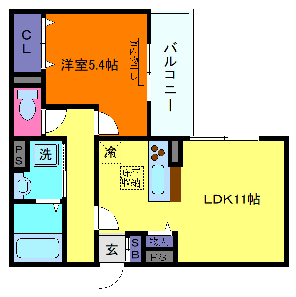 バレンティアの間取り