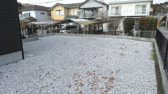 高知市重倉 中古戸建ての庭