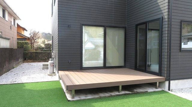 高知市重倉 中古戸建ての庭