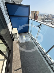 S-RESIDENCE高井田beletaのバルコニー|S-RESIDENCE高井田beleta　バルコニー