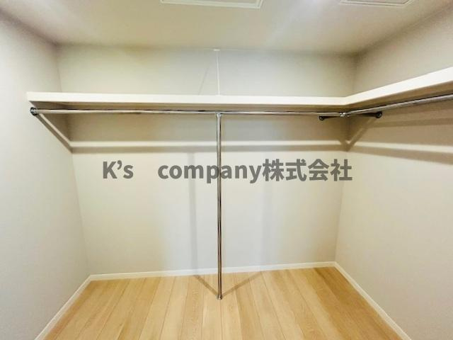 ◎茅ヶ崎市萩園　築後未入居戸建の収納|洋室8帖のウォークインクローゼット♪