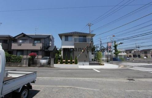 ◎茅ヶ崎市萩園　築後未入居戸建の前面道路含む現地写真|前面道路の様子です◇