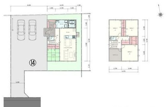 【間取り】 | ファミリー向けの4LDKです。