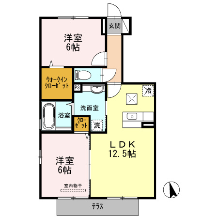 ウィット塩屋の間取り