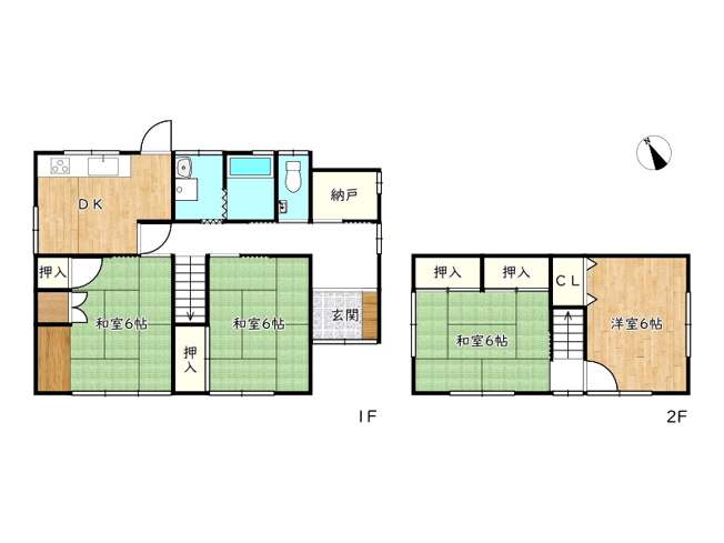 【間取り】 | 姫路市広畑区蒲田／中古戸建