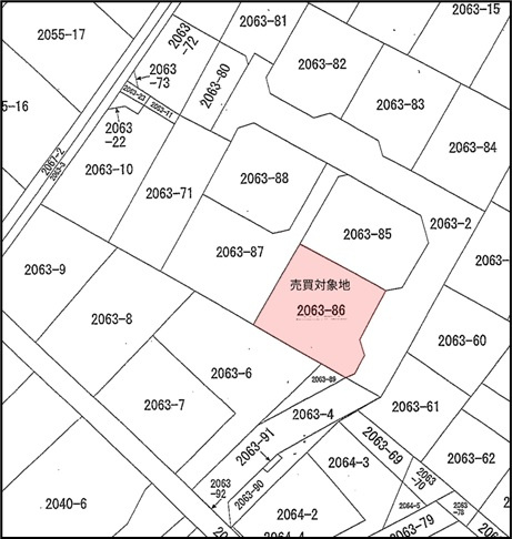 日光市土沢の土地図
