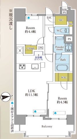ライオンズマンション白金台の間取り