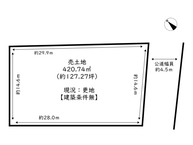【土地図】 | 姫路市西新在家3丁目／売土地