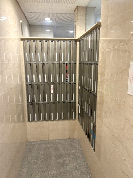 ◆角住戸の１Ｋ◆防犯カメラ＆オートロック付きの設備充実◆プレサンス京都四条河原町ネクステージのその他共用部分|集合ポスト