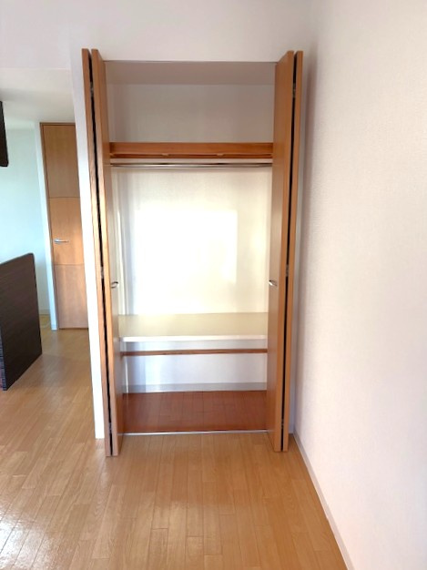 ◆角住戸の１Ｋ◆防犯カメラ＆オートロック付きの設備充実◆プレサンス京都四条河原町ネクステージの収納|クローゼット