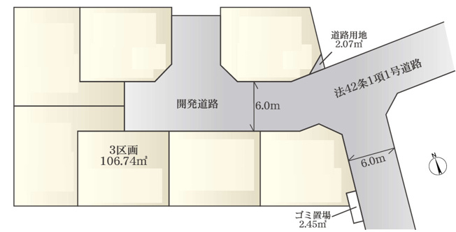【土地図】 | 海老名市柏ケ谷５丁目　売地　全7区画